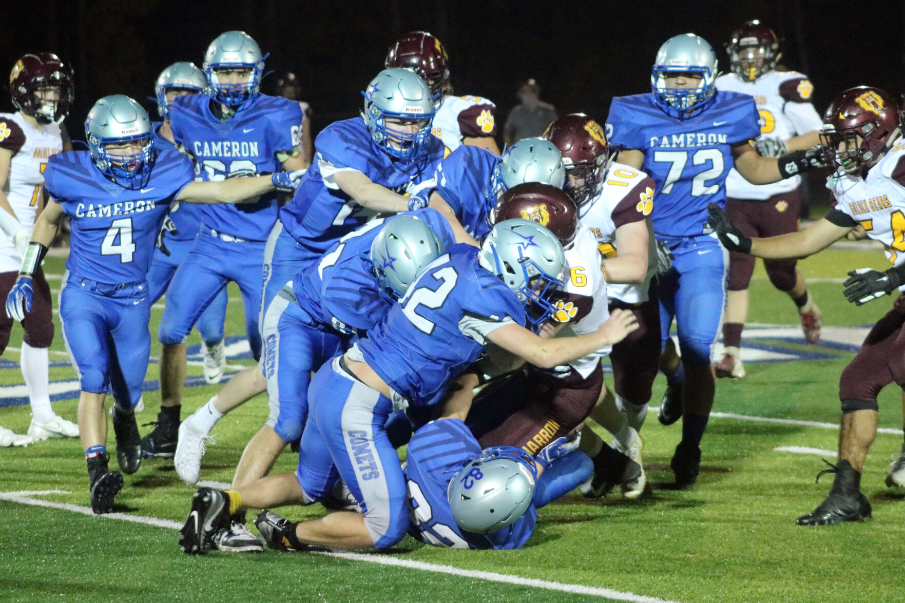 Cameron vs. Barron football 10-9-20